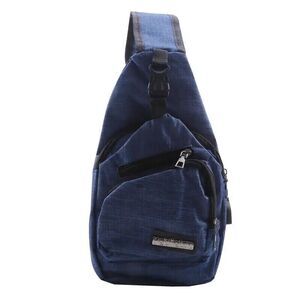 Crossbody Sling Bag Small Half Pack Backpack Waterproof Shoulder Travel Blue